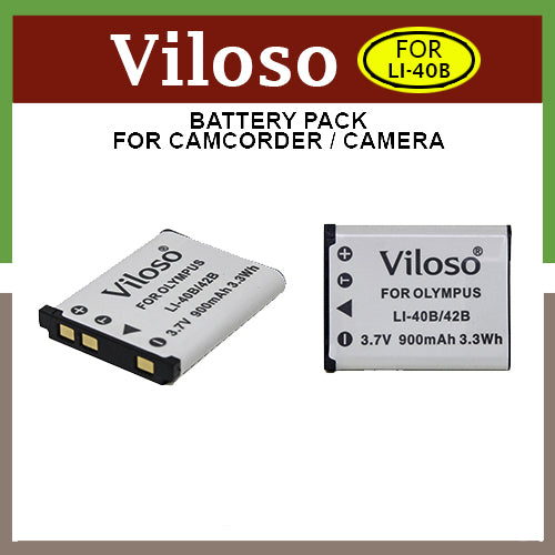 Viloso Li-40/42B/NP-45 Battery for Olympus